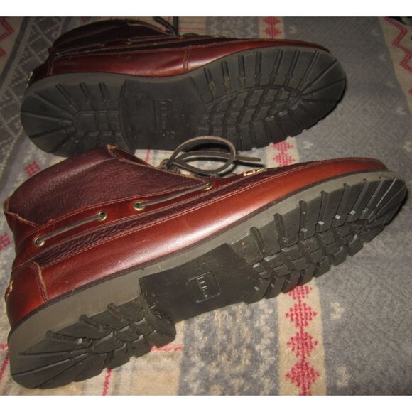 LL Bean Allagash Bison Chukka Men's Boots Brown Bison Men's US 14 W EE Leather - Picture 4 of 7